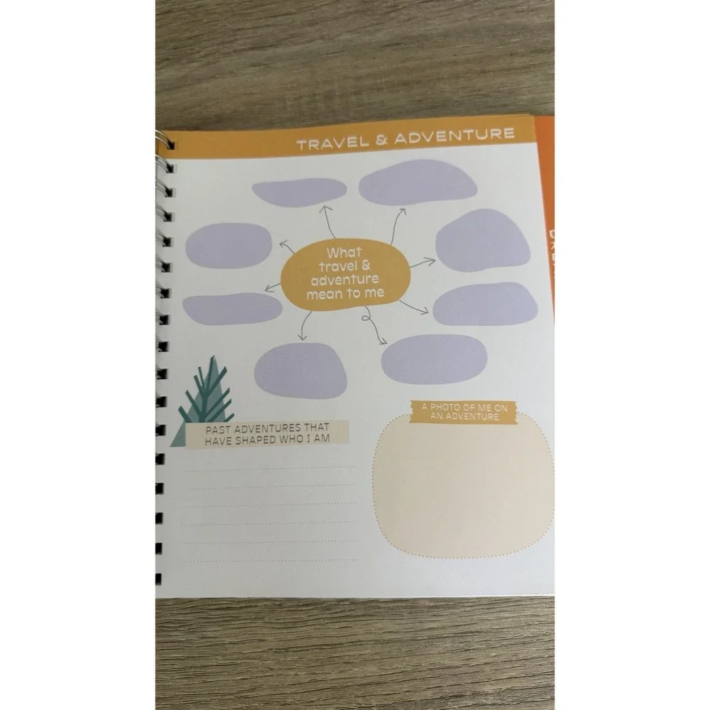 Studio Oh! Vision Board Journal 7x8 Guided Workbook 128 Pages‎ Spiral Hardcover